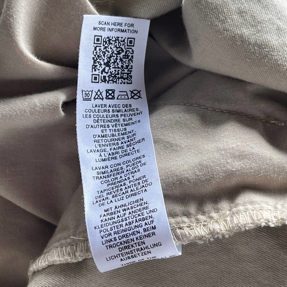 Asos Curve Shorts Womens‎ Size 22 Tan Flat Front Cuffed Plus - Picture 5 of 9